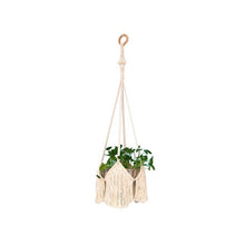 Load image into Gallery viewer, Hand-Knitted Plant Hanging Basket Flower Pot