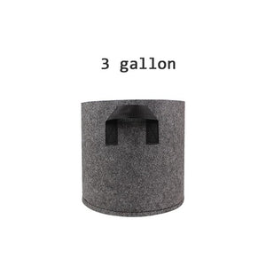 1/2/3/5/7/10 Gallon Black Felt Pots