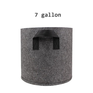 1/2/3/5/7/10 Gallon Black Felt Pots