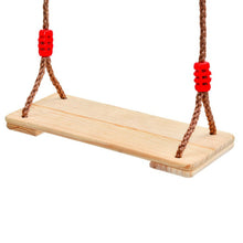 Load image into Gallery viewer, Outdoor Wooden Swing Set with Rope for Children