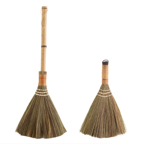 wood floor sweeping broom