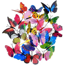 Load image into Gallery viewer, 20pcs Garden Butterflies Stakes And 4 Pieces Dragonflies Stakes