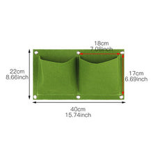 Load image into Gallery viewer, Wall Mount Hanging Planting Bags