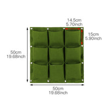 Load image into Gallery viewer, Wall Mount Hanging Planting Bags