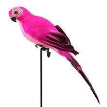 Load image into Gallery viewer, 35cm Handmade Simulation FeatherFoam Parrot Macaw Creative Lawn Figurine