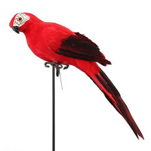 Load image into Gallery viewer, 35cm Handmade Simulation FeatherFoam Parrot Macaw Creative Lawn Figurine