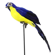 Load image into Gallery viewer, 35cm Handmade Simulation FeatherFoam Parrot Macaw Creative Lawn Figurine