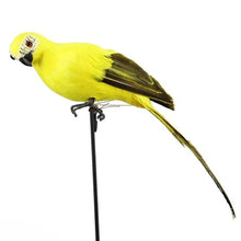 Load image into Gallery viewer, 35cm Handmade Simulation FeatherFoam Parrot Macaw Creative Lawn Figurine